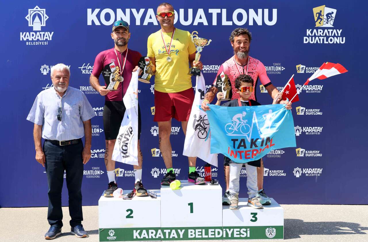 Konya'da duatlon heyecanı! Sporcular Karatay'da kıyasıya yarıştı 5